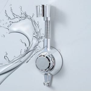 원터치 흡착 후크 샤워기 헤드 샤워 홀더 걸이 거치대