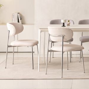 제이픽스 니케 패브릭 디자인 체어 카페 인테리어 철제 식탁의자