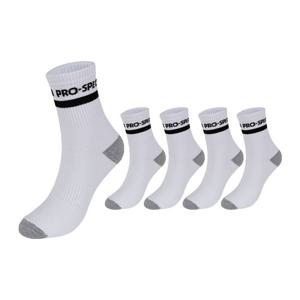 프로스펙스 스트라이프로고 중목 화이트 L 5팩 PRDSLMDL-WH5
