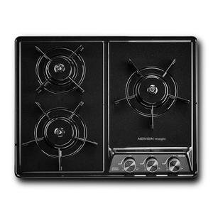 나비엔매직 빌트인 매립형 3구 가스레인지 쿡탑 건전지식 타공 560x430 LNG / GRB-7003 (GRAB3218D)