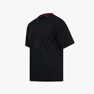 [스파이더] 남성 빅 로고 반팔 티셔츠 SPKMCNRS306MBLK