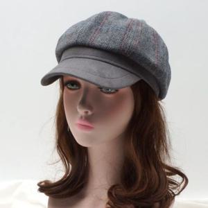 체크 팔각 브레드헌팅캡S1293체크세무챙