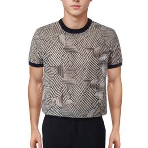 롯데광복 레드옥스 2025 S/S 캐주얼 여름 반팔 라운드니트(R252SW152NY-GB)