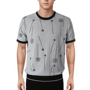 롯데광복 레드옥스 2025 S/S 캐주얼 여름 반팔 라운드니트(R252SW153LG-GB)