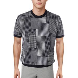 롯데광복 레드옥스 2025 S/S 캐주얼 여름 반팔 라운드니트(R252SW155NY-GB)