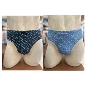 [비너스]VMP7256S 2종세트 나일론스판 물방울  땡이 삼각남성팬티 빅사이즈110