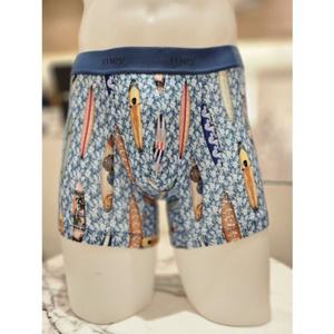 [바바라] [mey] 메이 아웃밴드 남성 프린트 면 드로즈 GMT2213DD (블루)