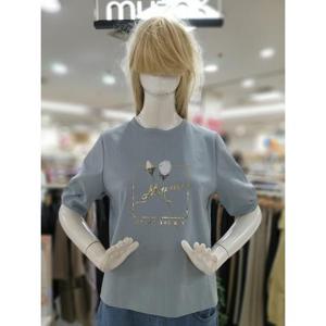 무자크 세이브존09 옆트임 면혼방 반팔 티 MP4WTS14