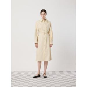 [CC콜렉트] 벨티드 셔츠형 원피스 (C252MSE031)