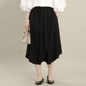 애비뉴투지 엄마옷 베라 셔링 허리밴드 봄 여름 칠부 배기 치마바지 P04517