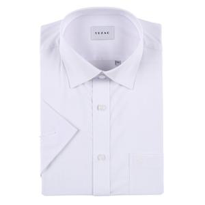 [예작(셔츠)]예작 여름 반팔셔츠 일반핏 모달스판 화이트 셔츠YJEMBR205WH