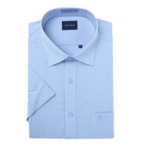 [예작(셔츠)]예작 여름 반팔셔츠 일반핏 모달스판 블루 셔츠YJEMBR205BL