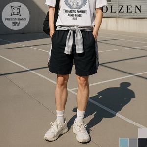 [올젠] [빅사이즈특가]썸머 린넨 하프 팬츠 (ZPD2PH1801)