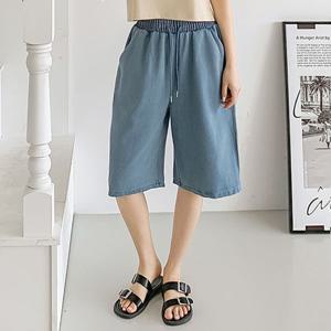 버뮤다 와이드 데님 5부팬츠_FG2SP001