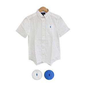 [폴로 랄프로렌] 여성 시어서커 반팔 셔츠 323902174