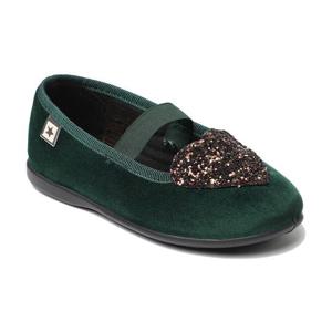 [봉통]봉통 베이비 그린 하트 메리제인 구두 (BTF41UR38N_DG)