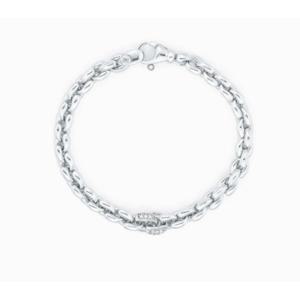 [로이드] 17cm,화이트/옐로우  이태리체인 볼륨웨이빙 팔찌 LLBS23220S