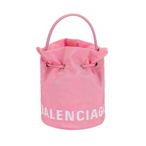 [발렌시아가] 휠 드로스트링 XS 버킷백/핑크/619458 H854N 5560