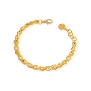 여자 순금 팔찌 37.5g [꽈배기 컷팅]