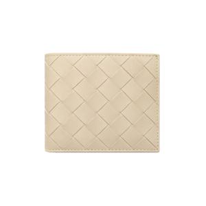 [보테가베네타] 인트레치아토 반지갑/베이지/605721 VCPQ4 9762