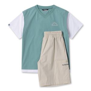 [블랙야크키즈]s케이브우븐레이어드반팔세트1BKSEMU910