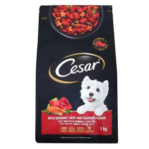시저 연어와 쇠고기(전연령)1kg 강아지 사료