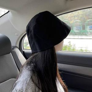무지 사선 버킷햇 벙거지모자 자외선차단