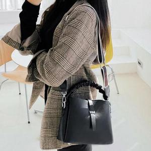 핸들 셔링 세련된 토트백 자석버튼 숄더백 크로스백