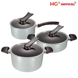 [HC해피콜] 뉴버던트 티타늄 IH 냄비 3종C (편수18,전골24,곰솥24)