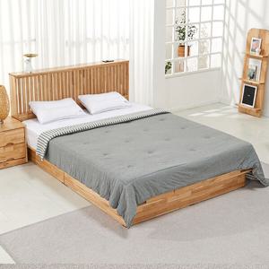 착불 갤러리 참죽원목 평상형 LED 조명 침대프레임S