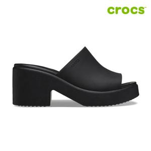 [크록스]브루클린 슬라이드 힐 여성 샌들 209408-060