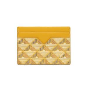 [노티그]피라미드패턴 2단 카드지갑 옐로우_OKF1ACP5102Y1