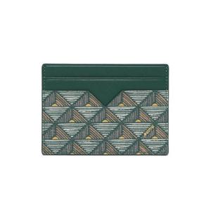 [노티그]피라미드패턴 2단 카드지갑 그린_OKF1ACP5102E1
