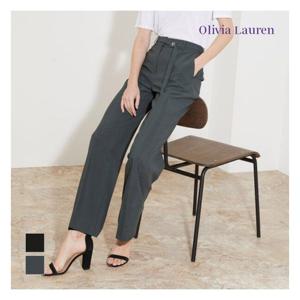 [올리비아로렌]벨트 포인트 와이드 팬츠__VOCDL3M4261