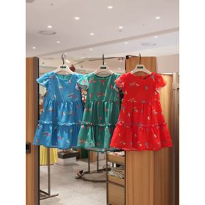 베네통키즈6 비비드쉬폰원피스3컬러 QAOP33531 25/SS