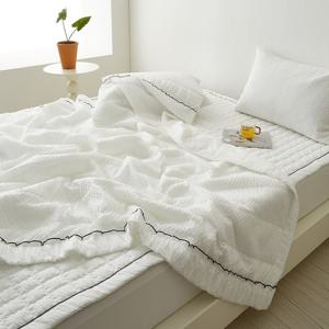 [베개솜증정] 퓨어 시어서커 여름 차렵이불 패드세트 SS