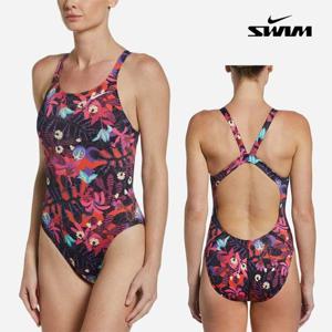 [나이키 스윔]여자수영복 멀티 오션 팜 패스트 백 NESSC050-678