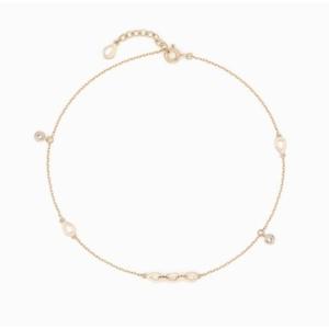 [로이드] 주문제작 런던드롭 드롭체인링크 14k 발찌 LWA23001G