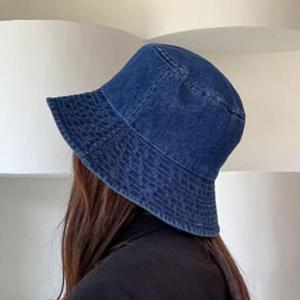 데님 버킷햇 벙거지모자 무지 캐주얼 스트릿 여성