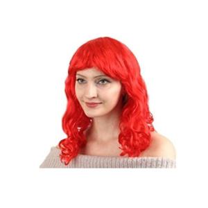 코스프레 파마 긴 머리 가발 레드 패션잡화 패션가발 연말파티 파티용품 파티소품