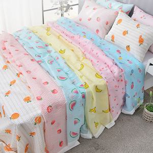 여름 쿨링 과일 시어서커 홑이불 패드세트 SS