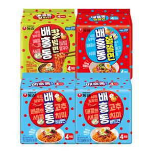 배홍동 비빔면 8입 + 배홍동 쫄쫄면 4입 + 배홍동 칼빔면 4입(총16봉)