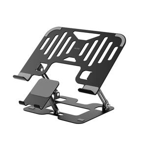 엑토 접이식 2in1 노트북 스마트폰 멀티 듀얼 받침대 거치대 스탠드 NBS-36