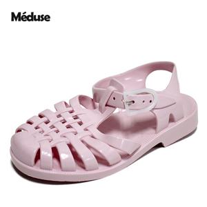 메듀즈 SUN 201 샌들 로즈파스텔 여성 젤리슈즈 스트랩 샌들 201W-ROS