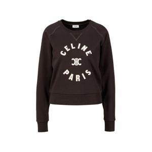 셀린느 트리오페 맨투맨 카카오 크림 여성 2Y23H670Q 19XD