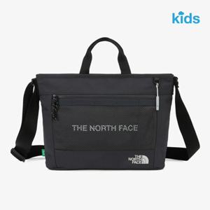 노스페이스 키즈 NN2PR04T 차콜 주니어 심플 메신저 백 크로스