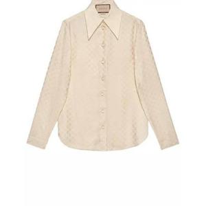 (명품) 구찌 GG 실크 크레이프 셔츠 720539 Z