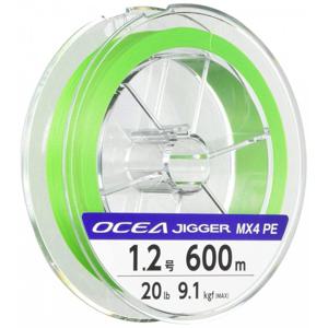 Shimano (SHIMANO) PE 라인 오시아 지거 MX4 600m 1.2 호 라임 그린 PL-O94P 낚싯줄