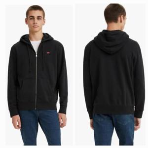 리바이스 공용 약기모 후드 집업 블랙 34259-05