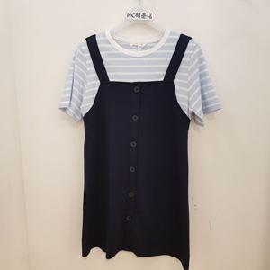 [소이]스트라이프 뷔스티에 원피스 22m1861ny 여아/주니어용 여름 초특가